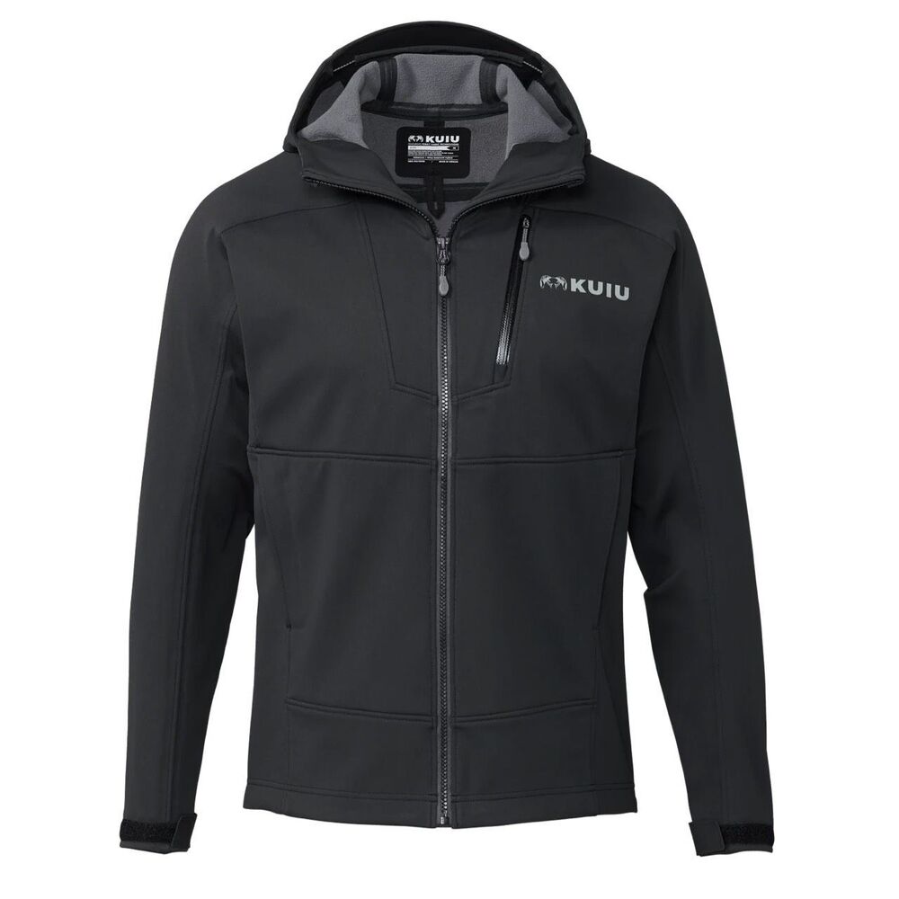 NWT Kuiu Axis Mens Black Hybrid Hooded Jacket Large